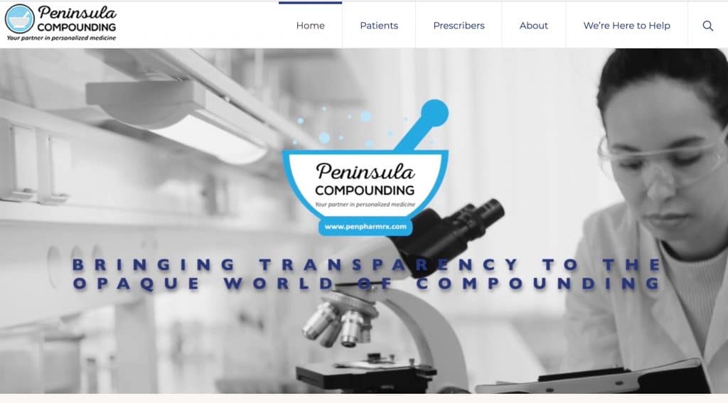Bold Site for Forward-Thinking Compounding Pharmacy
